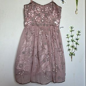 Strapless cocktail dress